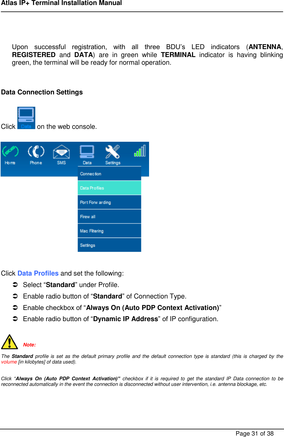 Page 31 of ADDVALUE INNOVATION AVIAIPPLUS Maritime Satellite Terminal User Manual FX 150 Installation Manual