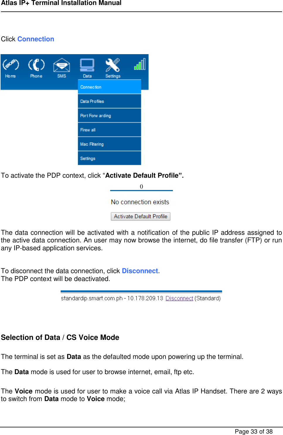 Page 33 of ADDVALUE INNOVATION AVIAIPPLUS Maritime Satellite Terminal User Manual FX 150 Installation Manual