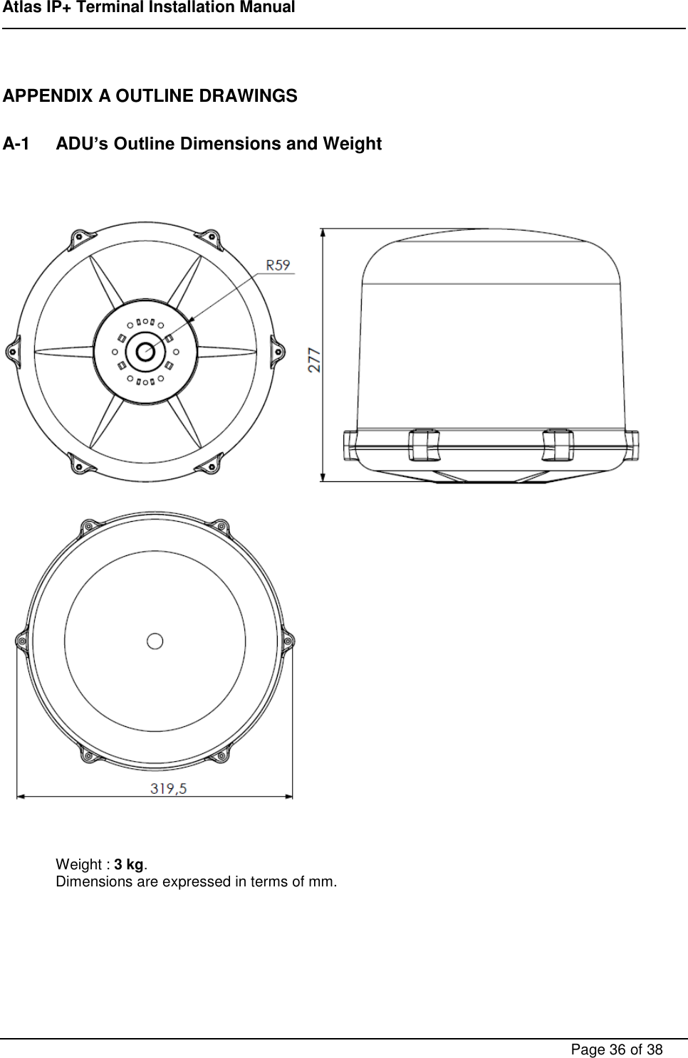 Page 36 of ADDVALUE INNOVATION AVIAIPPLUS Maritime Satellite Terminal User Manual FX 150 Installation Manual