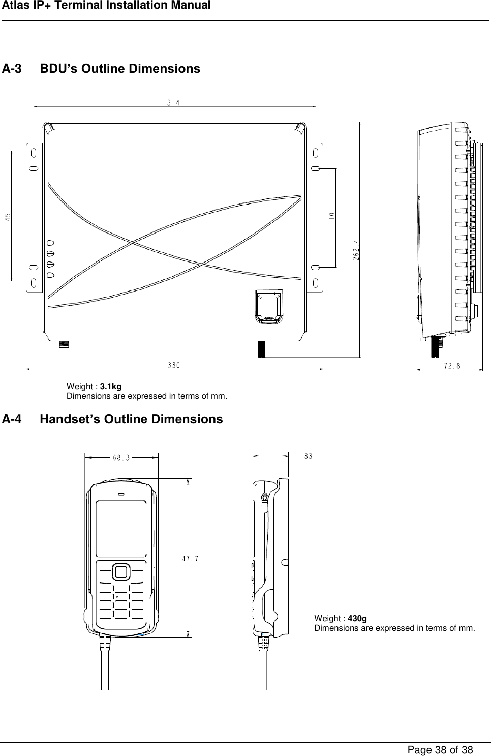 Page 38 of ADDVALUE INNOVATION AVIAIPPLUS Maritime Satellite Terminal User Manual FX 150 Installation Manual