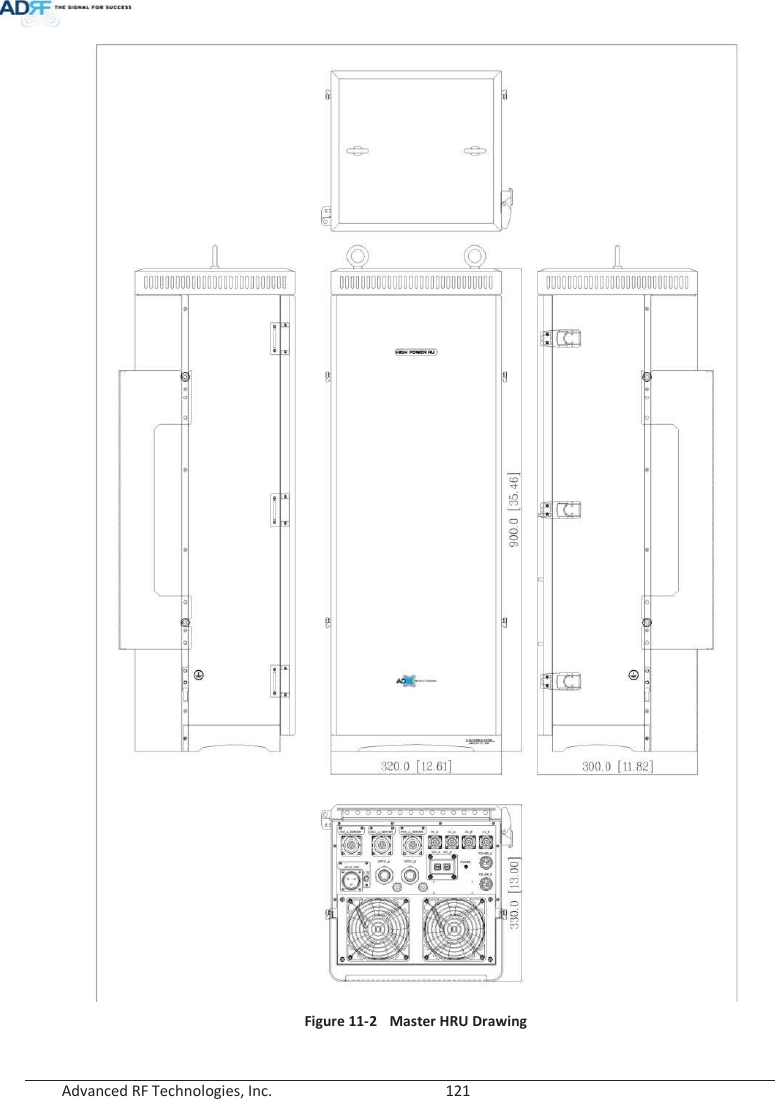  Advanced RF Technologies, Inc.        121    Figure 11-2  Master HRU Drawing  