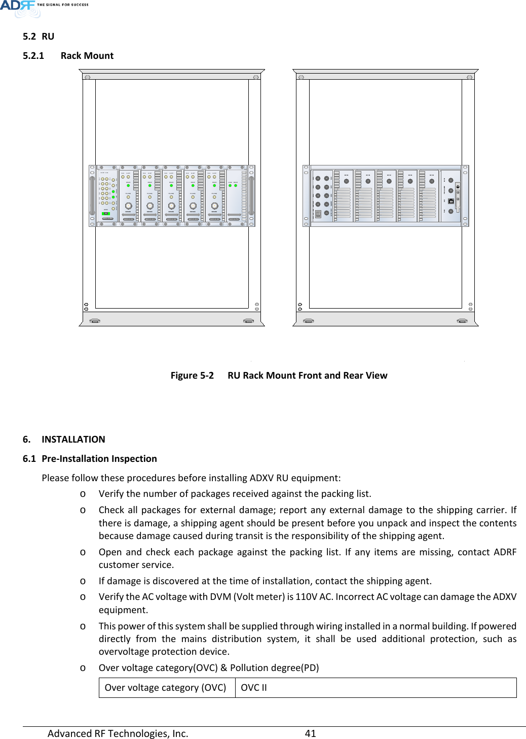 Page 41 of ADRF KOREA ADXV-R-25VUNA DAS (Distributed Antenna System) User Manual ADXV DAS