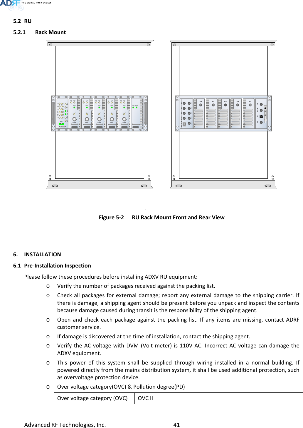 Page 41 of ADRF KOREA ADXV-R-336 DAS (Distributed Antenna System) User Manual ADXV DAS