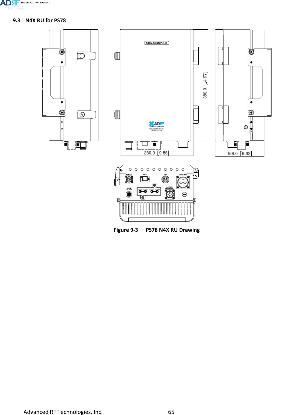 Page 65 of ADRF KOREA ADXV-R-336 DAS (Distributed Antenna System) User Manual ADXV DAS