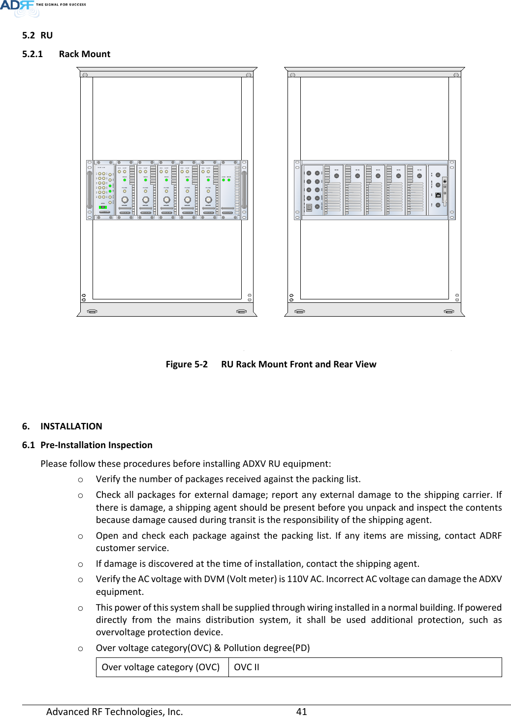 Page 41 of ADRF KOREA ADXV-R-37BT DAS (Distributed Antenna System) User Manual ADXV DAS