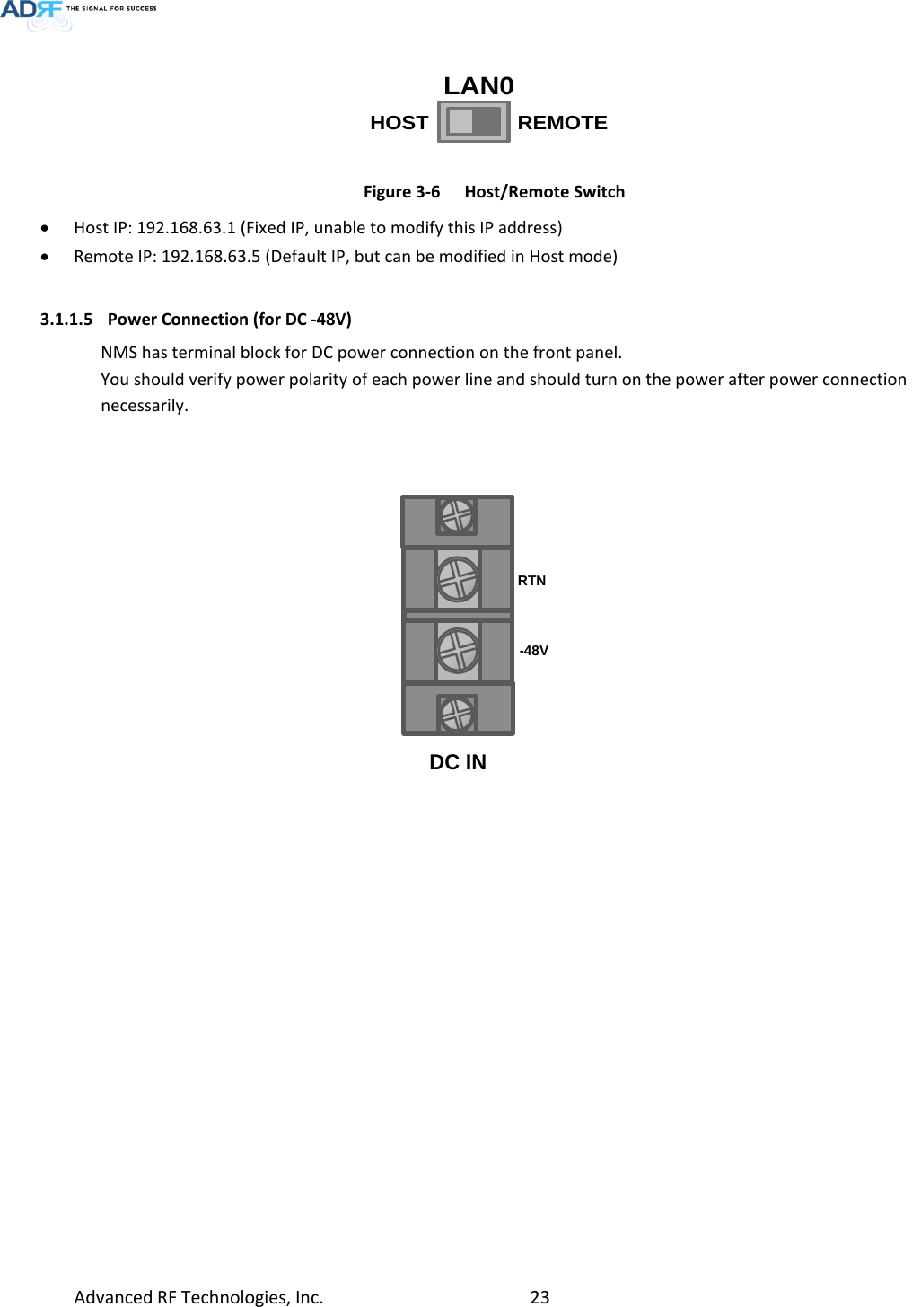 Page 23 of ADRF KOREA ADXV DAS(Distributed Antenna System) User Manual ADXV DAS