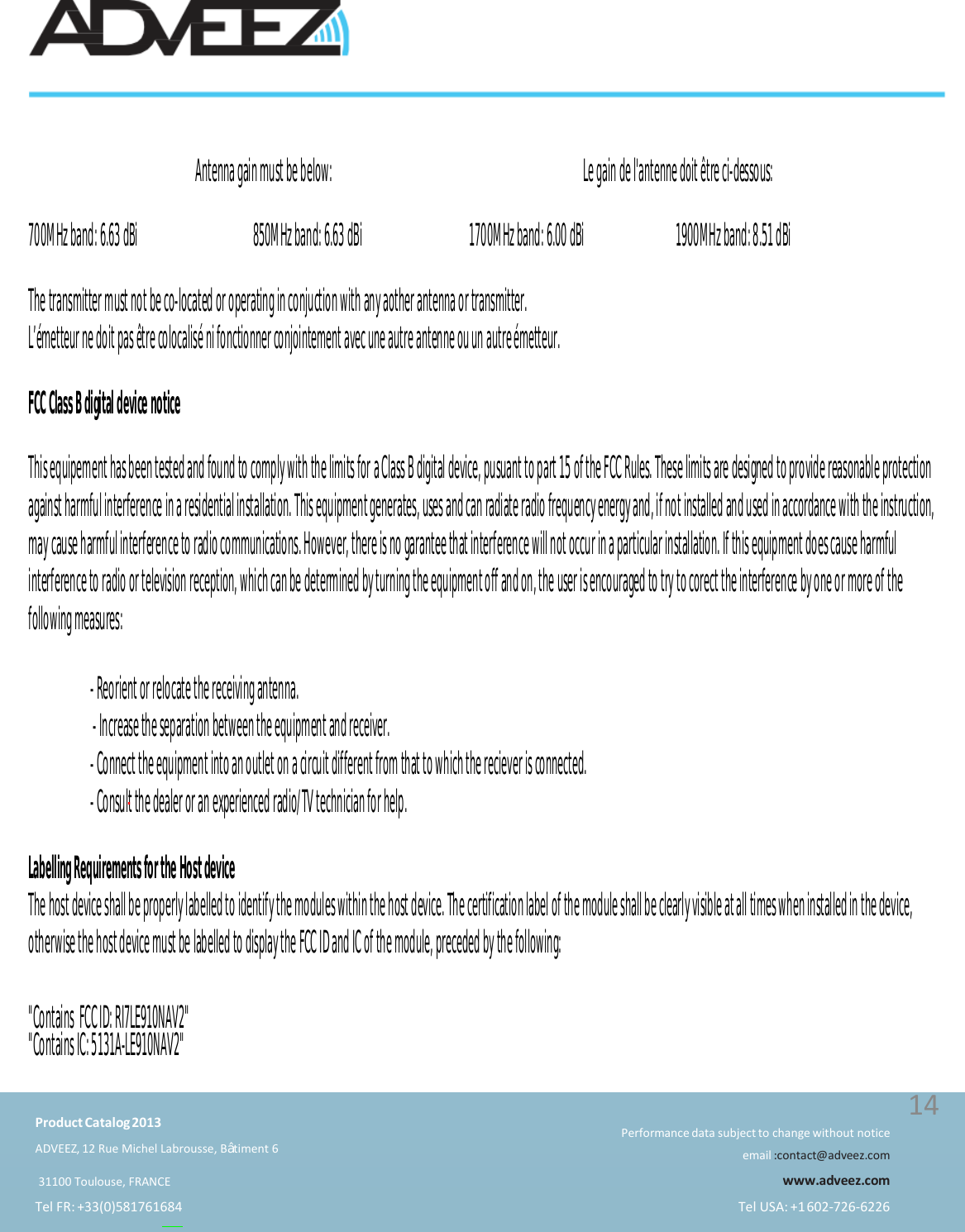 Page 14 of ADVEEZ FAMAV3 Fleet Management and access control system on closed area User Manual FLEET AND ASSET MANAGEMENT  FOR AVIATION