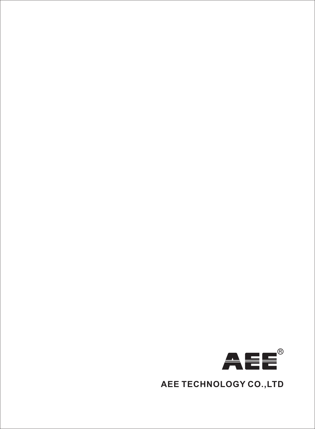 AEE TECHNOLOGY CO.,LTDR