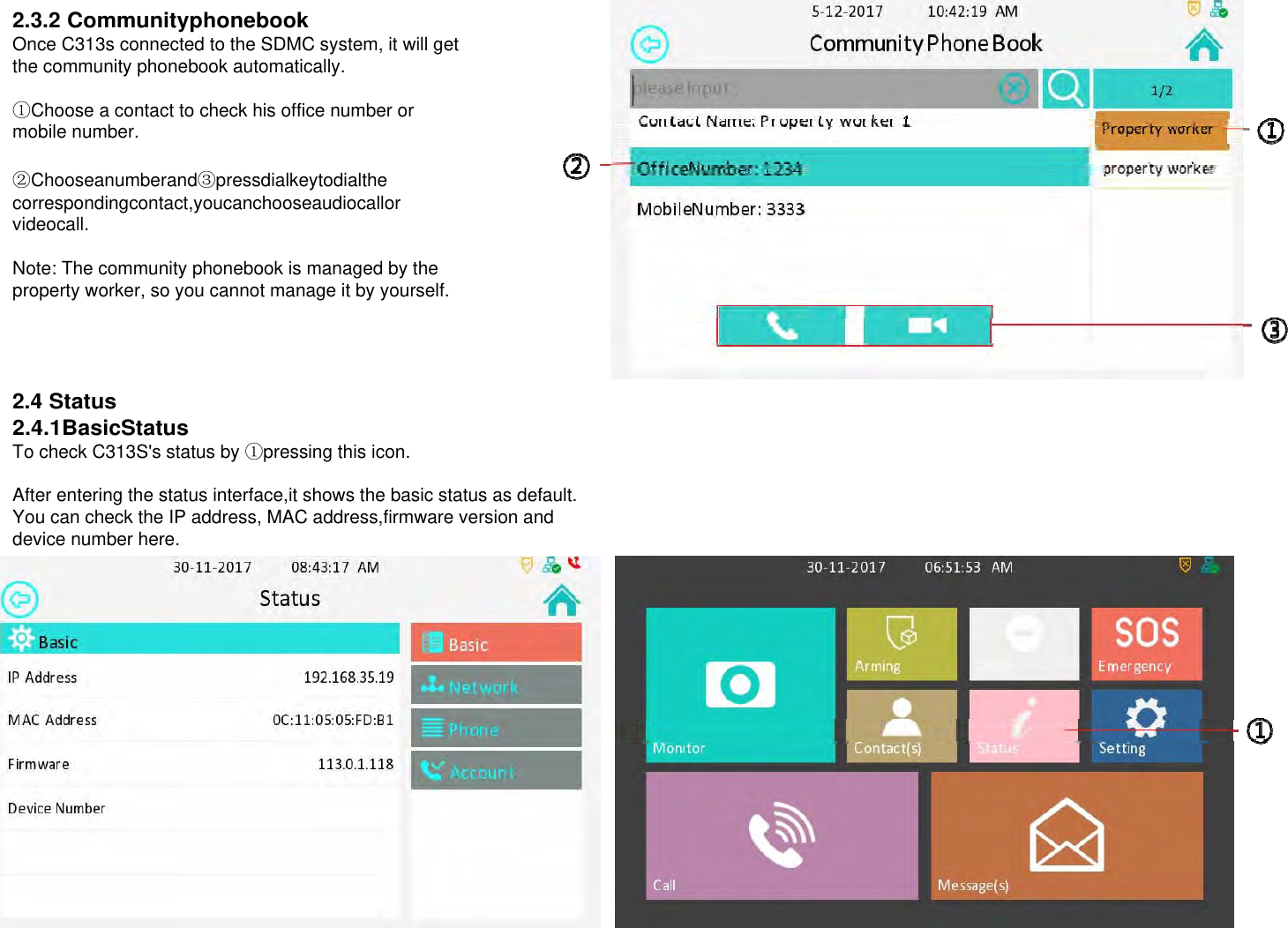 Page 10 of AKUVOX C313X Indoor Monitor User Manual x