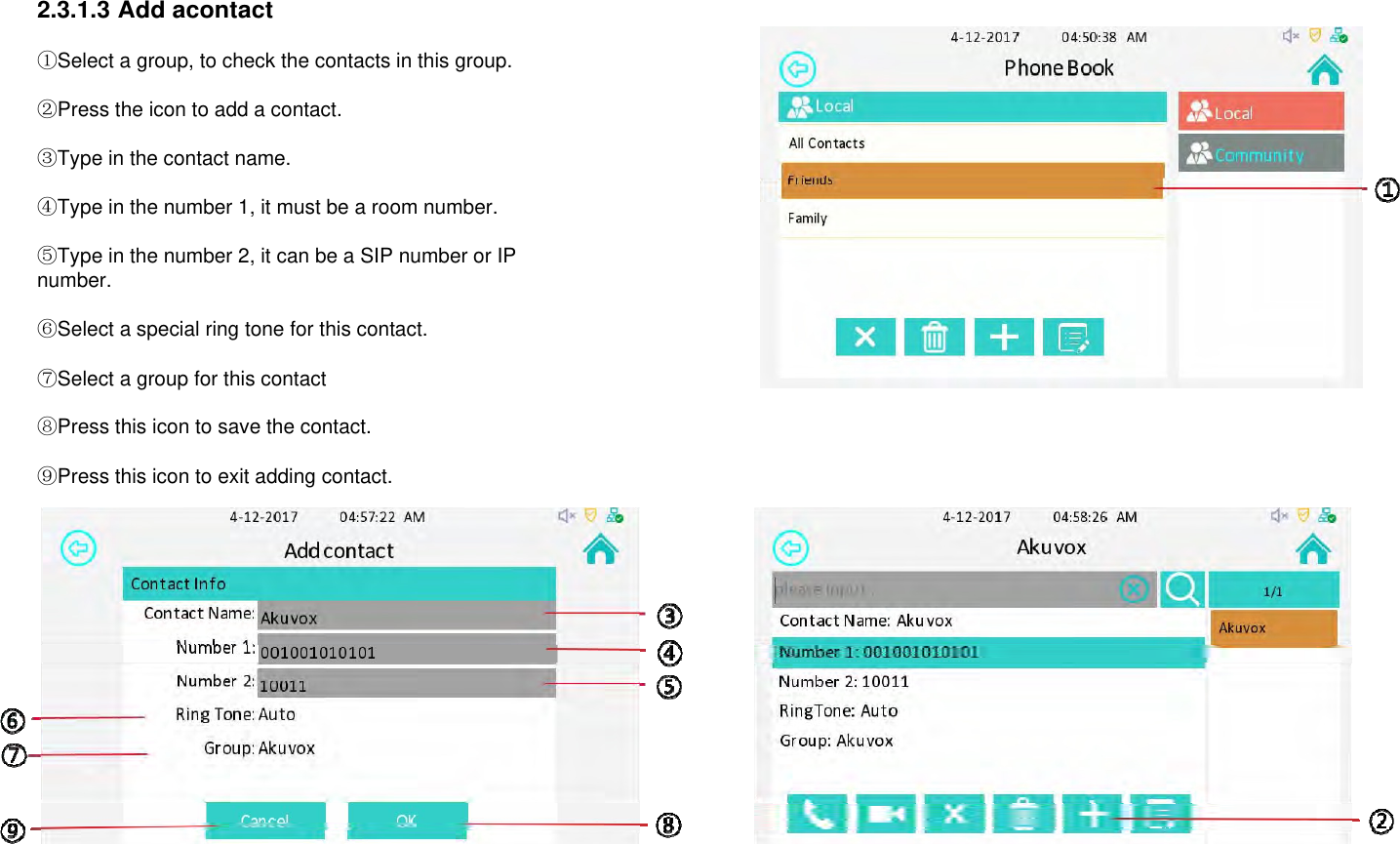 Page 9 of AKUVOX C313X Indoor Monitor User Manual x