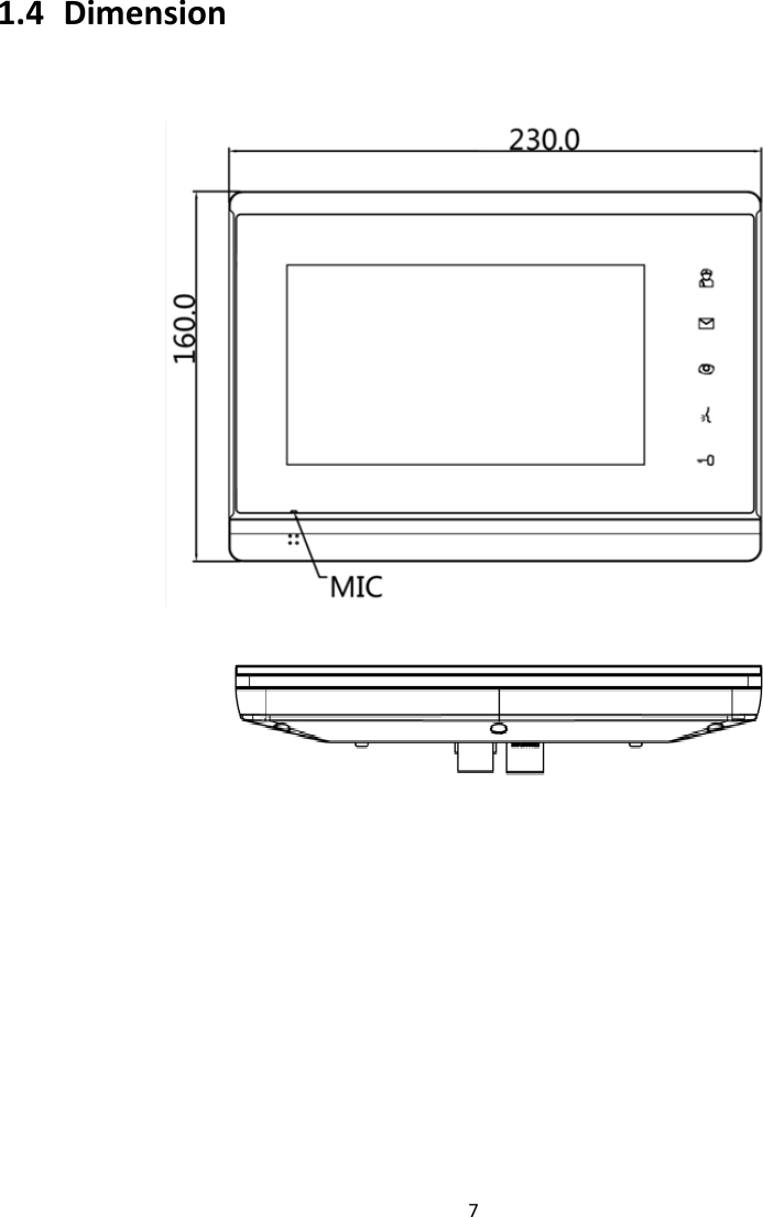 71.4 Dimension 