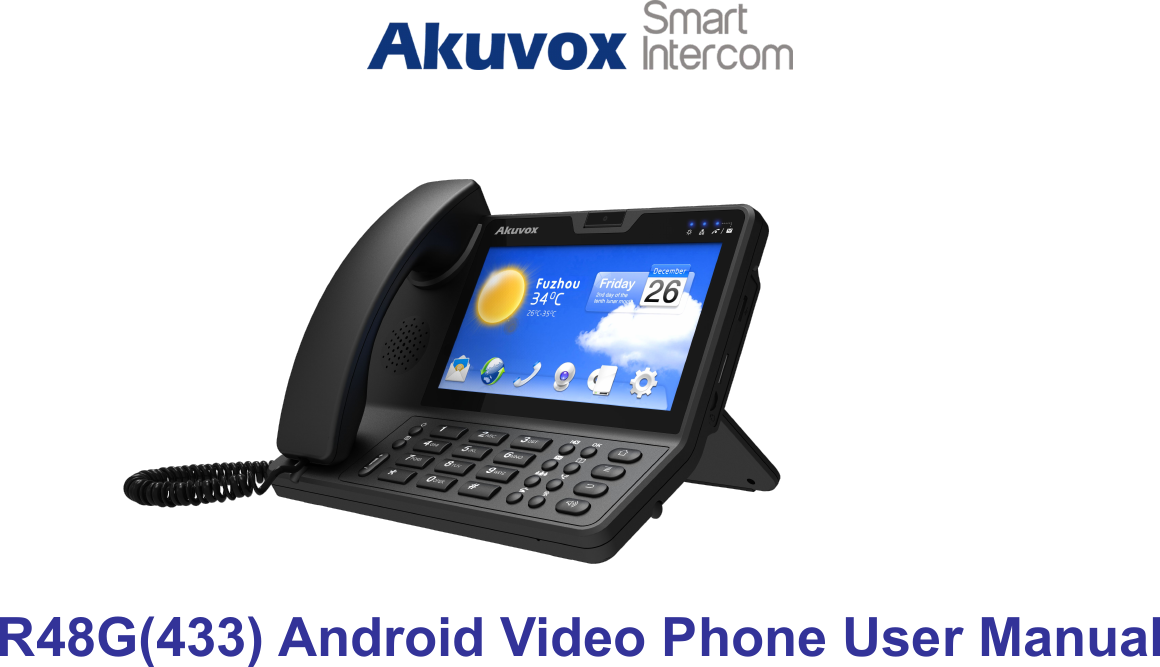 R48G(433) Android Video Phone User Manual