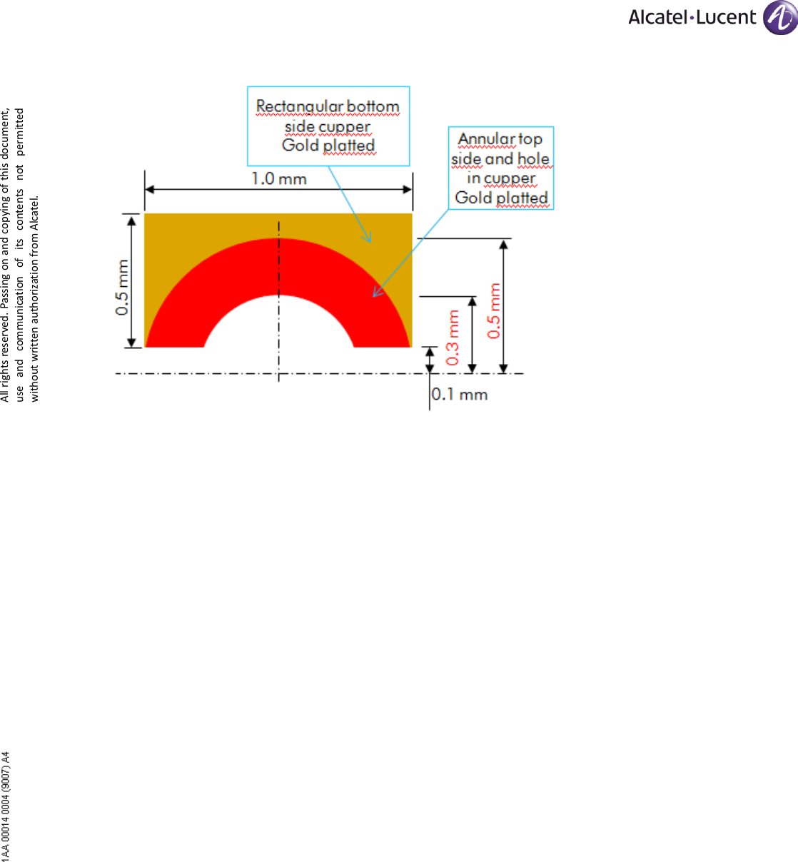      All rights reserved. Passing on and copying of this document, use  and  communication  of  its  contents  not  permitted without written authorization from Alcatel.  