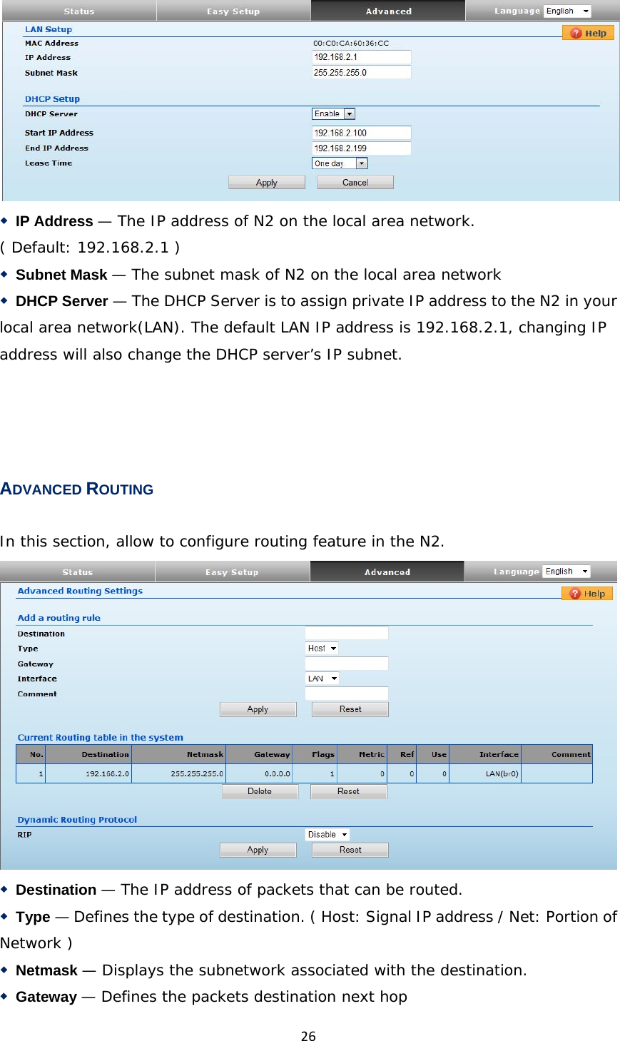 ALFA NETWORK 9283 802.11n Long-Range outdoor AP/CPE User Manual N2 0418x