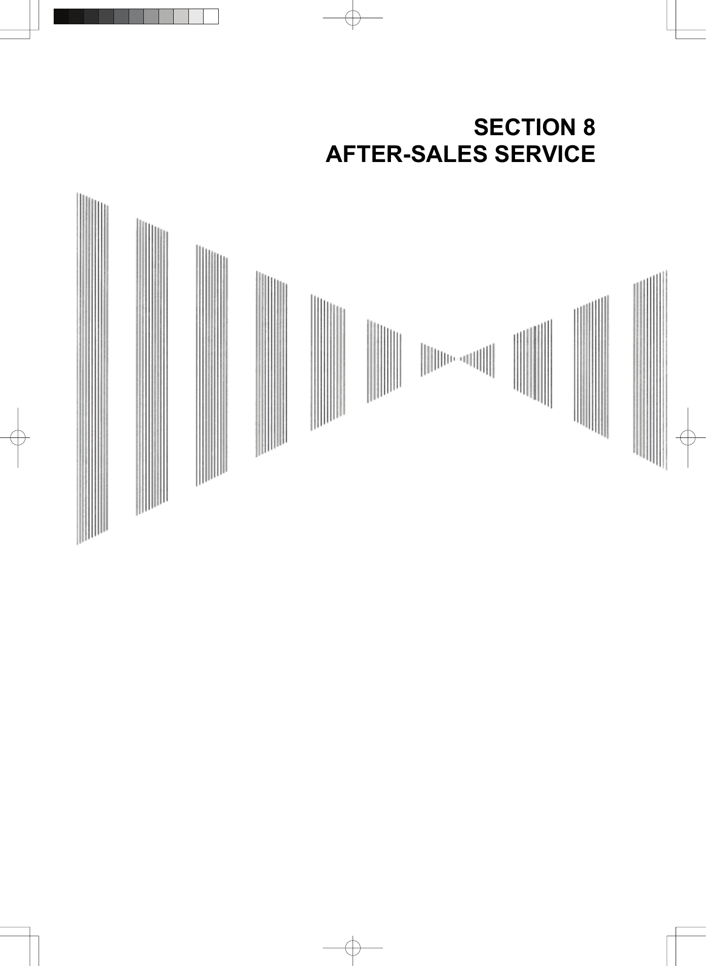   SECTION 8 AFTER-SALES SERVICE                                             