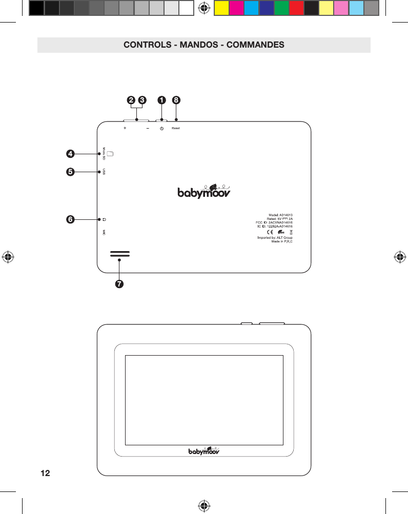 12CONTROLS - MANDOS - COMMANDES1 874562 3