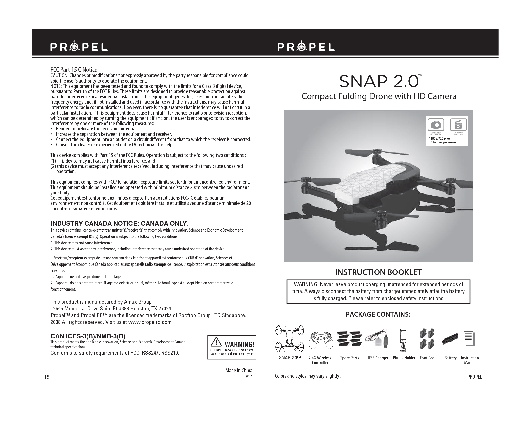 Propel Drone User Manual - Picture Of Drone