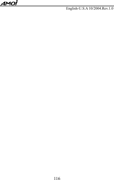   116English-U.S.A 10/2004.Rev.1.0  
