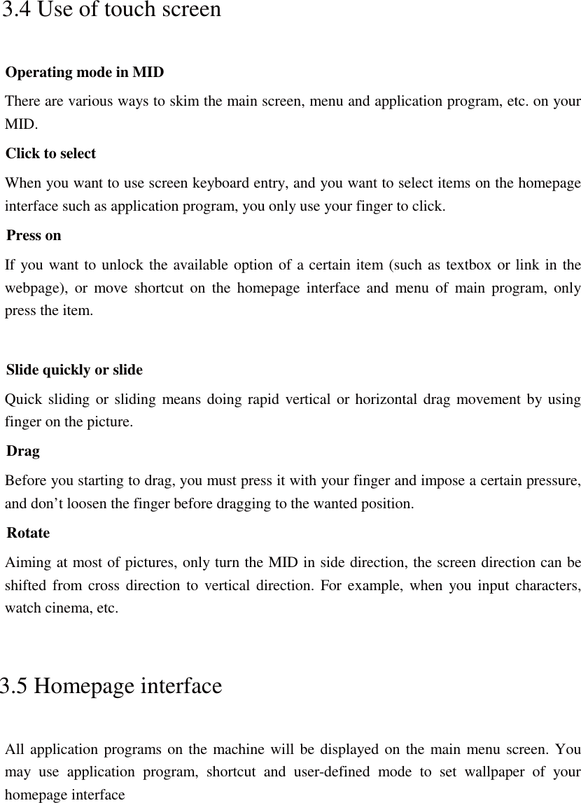 Page 25 of AOC A741 Tablet PC User Manual User  Manual