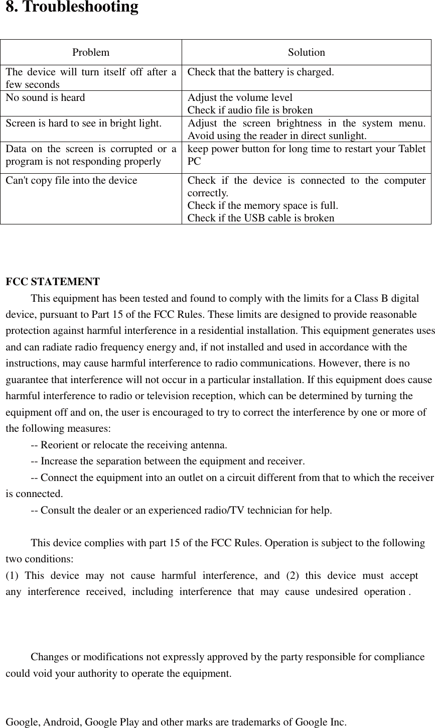 Page 35 of AOC A741 Tablet PC User Manual User  Manual