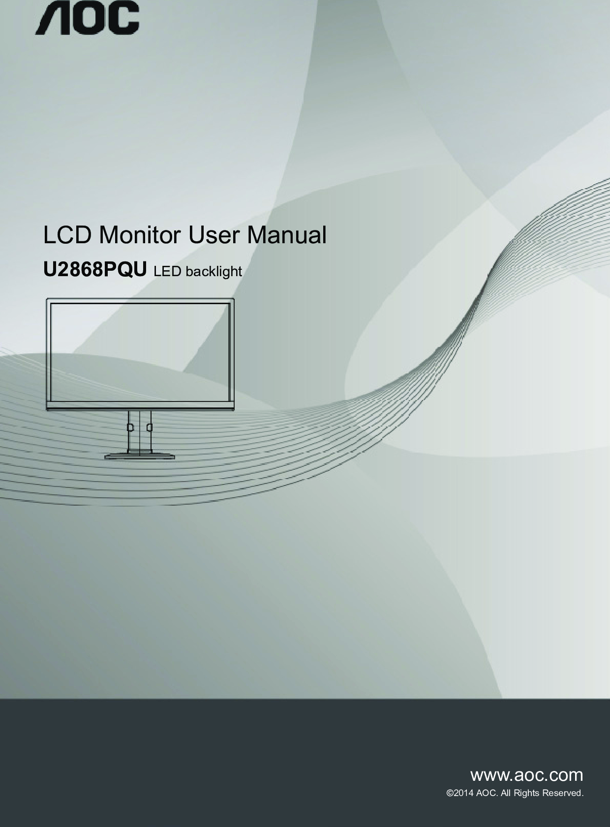 AOC U2868PQU User Manual To The 