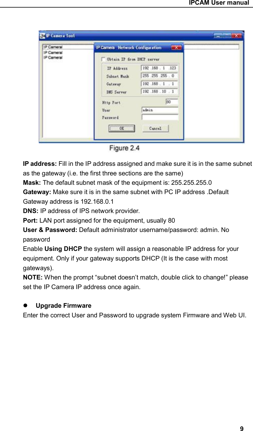 APEXIS ELECTRONIC APM J011 WS IP CAMERA User Manual