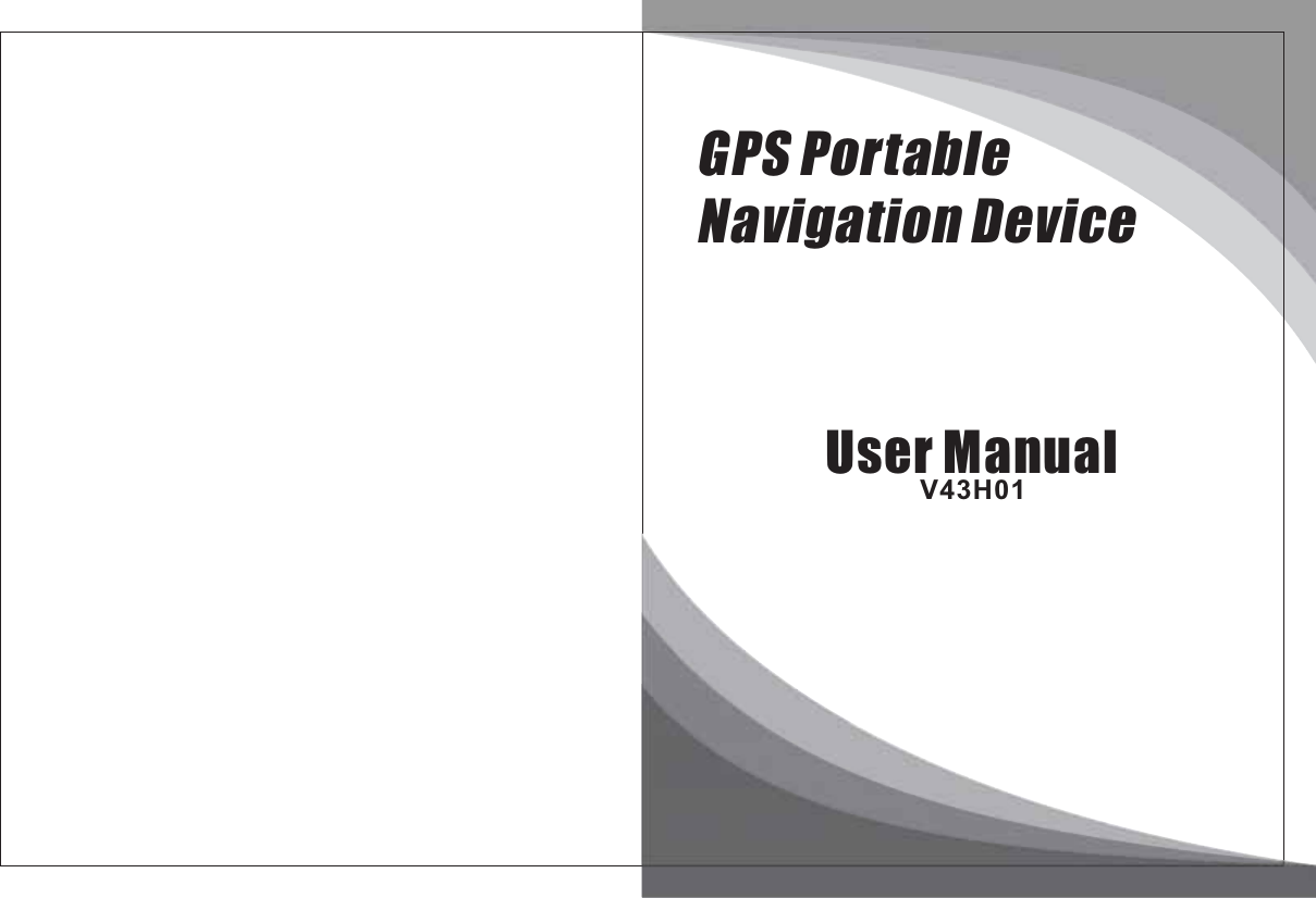 V43H01GPS PortableNavigation DeviceUser Manual