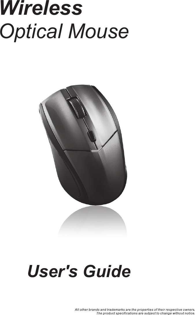 User&apos;s GuideWirelessOptical Mouse  