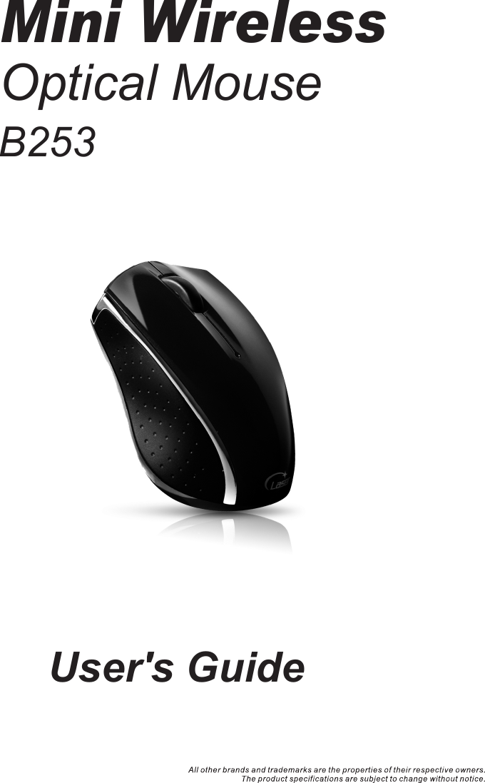 User&apos;s GuideMini WirelessOptical Mouse  B253