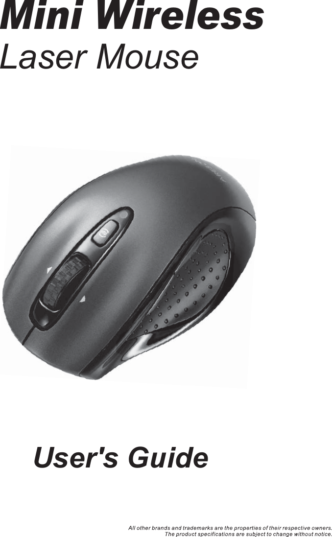 User&apos;s GuideMini WirelessLaser Mouse