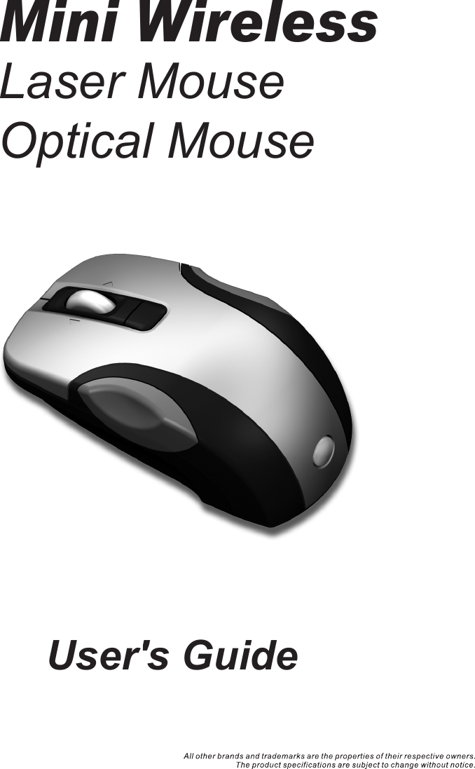 User&apos;s GuideMini WirelessLaser Mouse  Optical Mouse