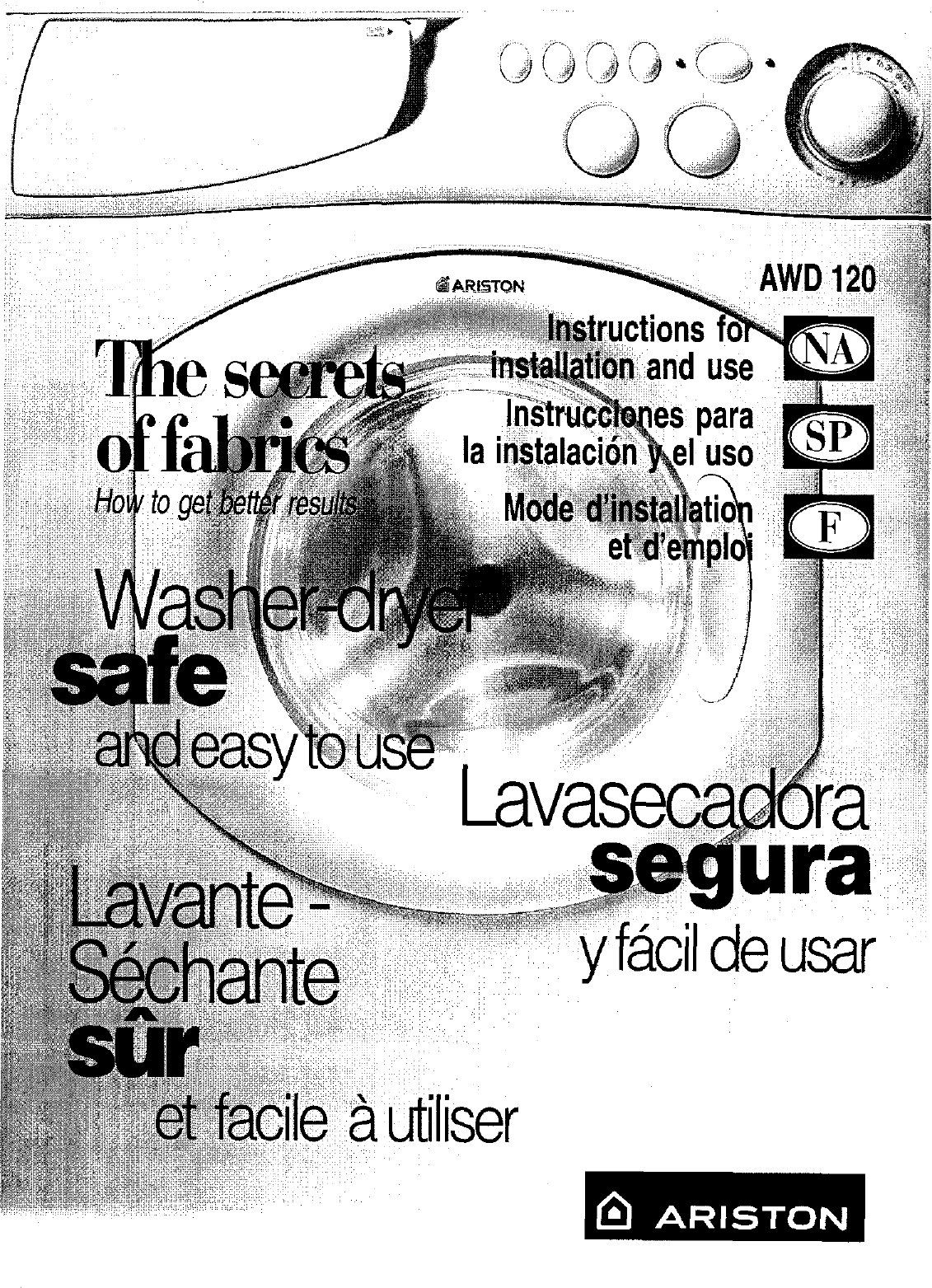 ... washer dryer manual hotpoint · lasanduseparaUSOAWD120deusar