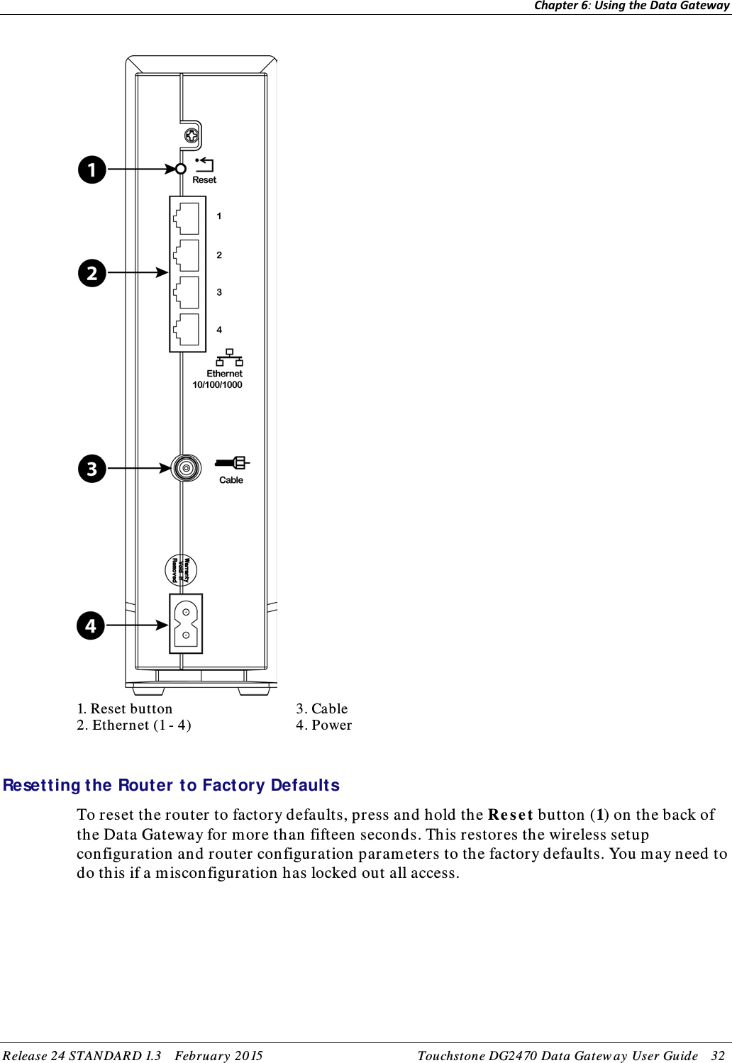 Arris Touchstone Docsis 3.0 Gateway User Manual