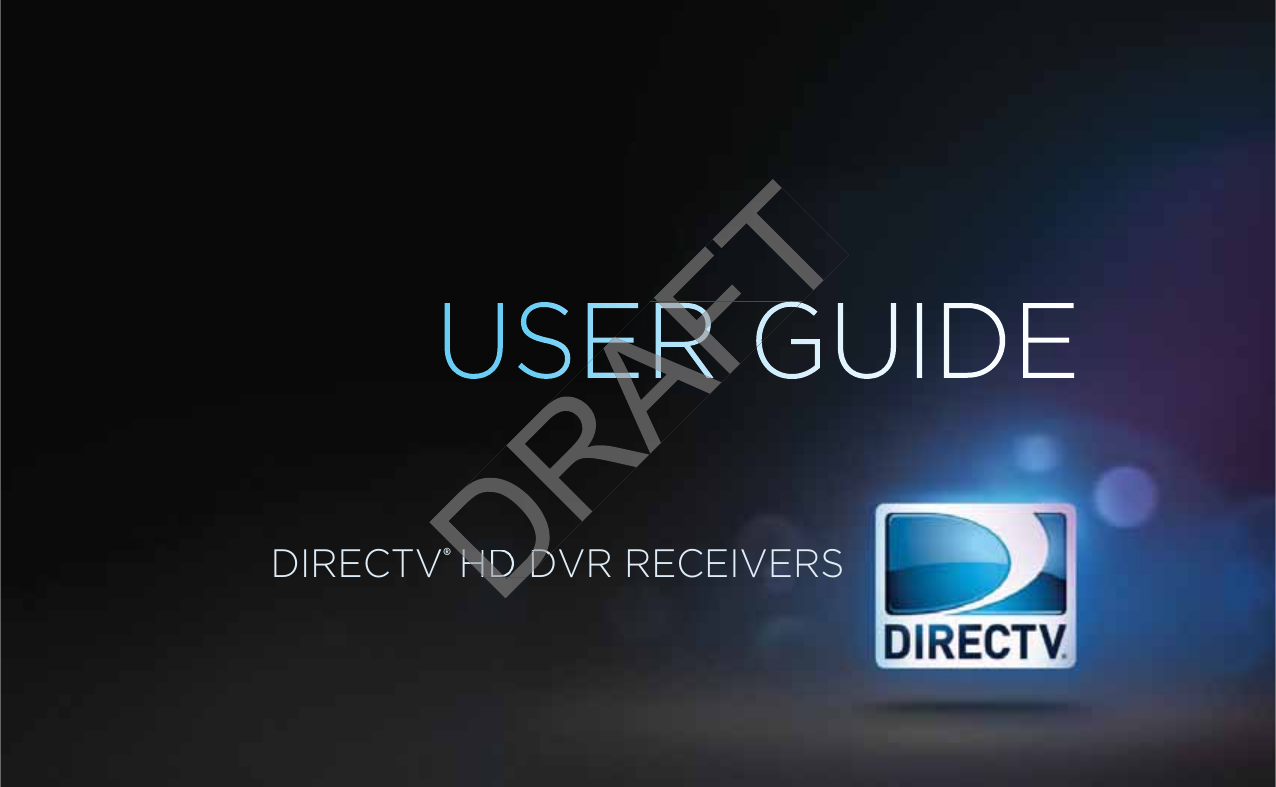 DIRECTV® HD DVR RECEIVERSHD D