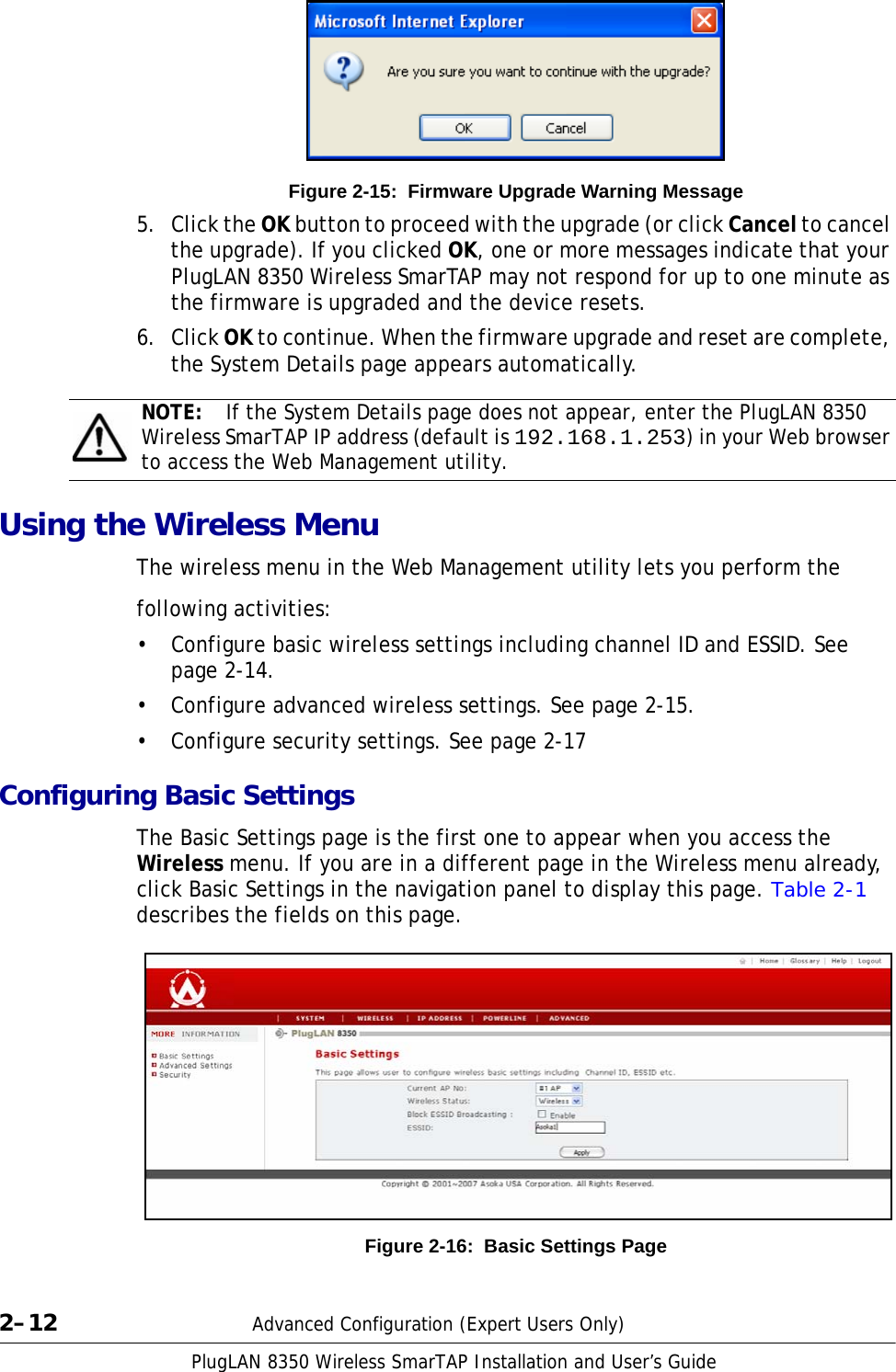Page 24 of ASOKA USA PL8350-WAP PlugLAN Wireless User Manual 