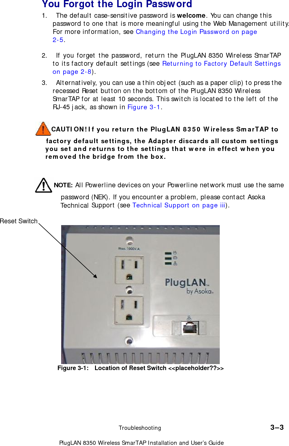 Page 40 of ASOKA USA PL8350-WAP PlugLAN Wireless User Manual 