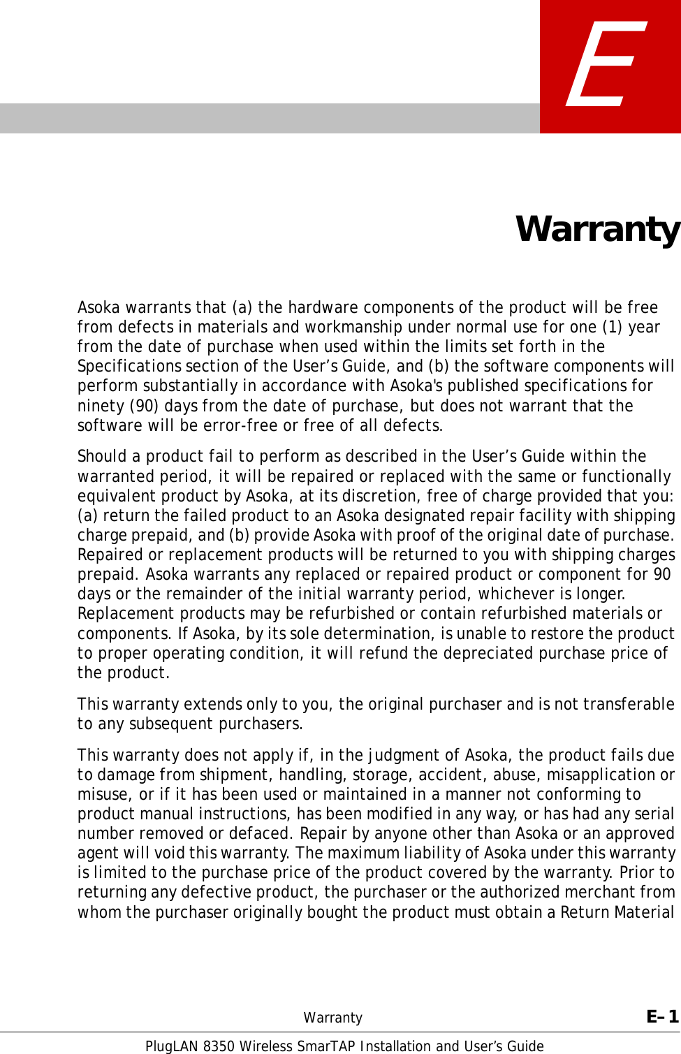 Page 49 of ASOKA USA PL8350-WAP PlugLAN Wireless User Manual 