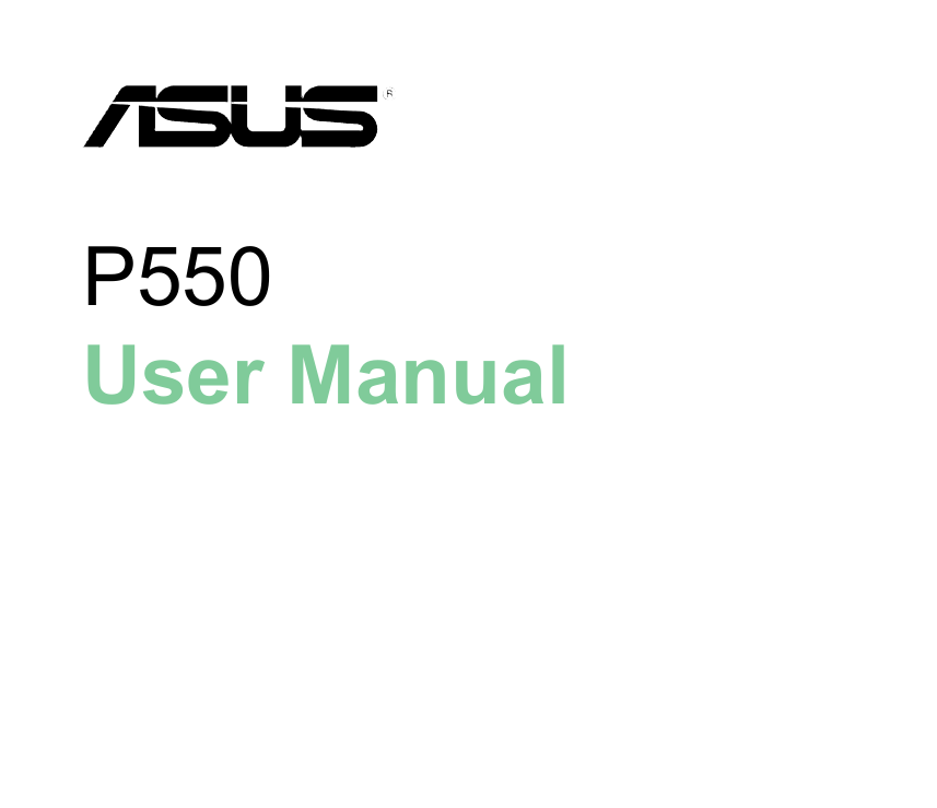 P550User Manual