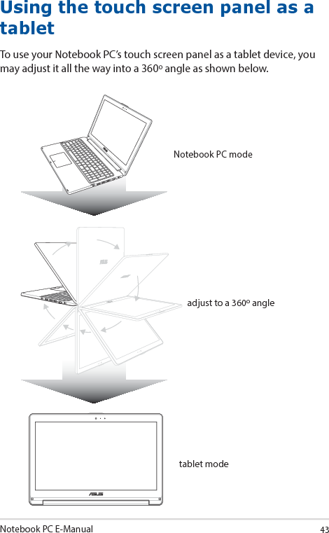 44Notebook PC E-Manual