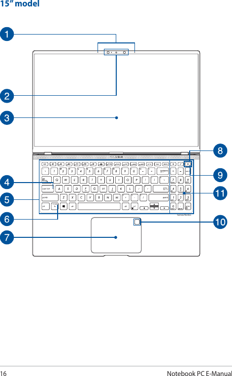 16Notebook PC E-Manual15” model