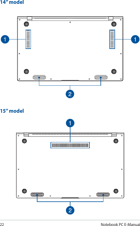 22Notebook PC E-Manual14” model15” model