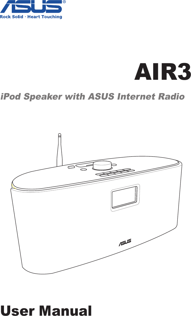 AIR3iPod Speaker with ASUS Internet RadioUser Manual