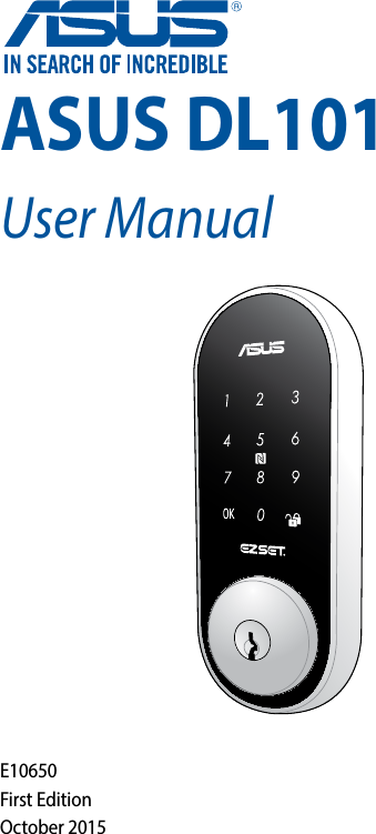 E10650First EditionOctober 2015ASUS DL101User Manual