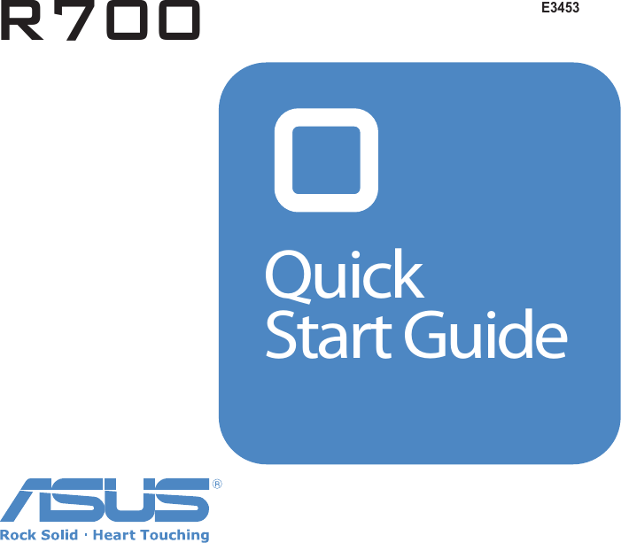 QuickStart GuideQuickStart GuideE3453R700