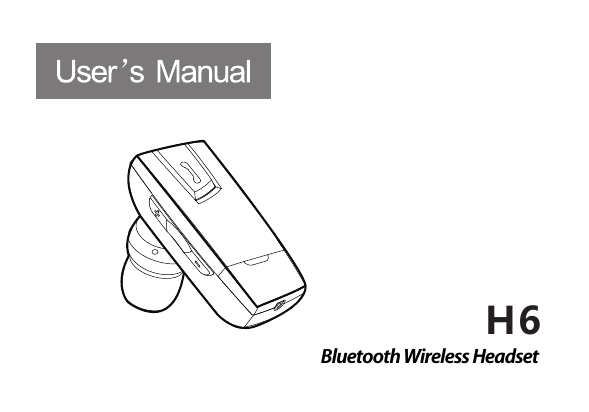Bluetooth Wireless Headset H6