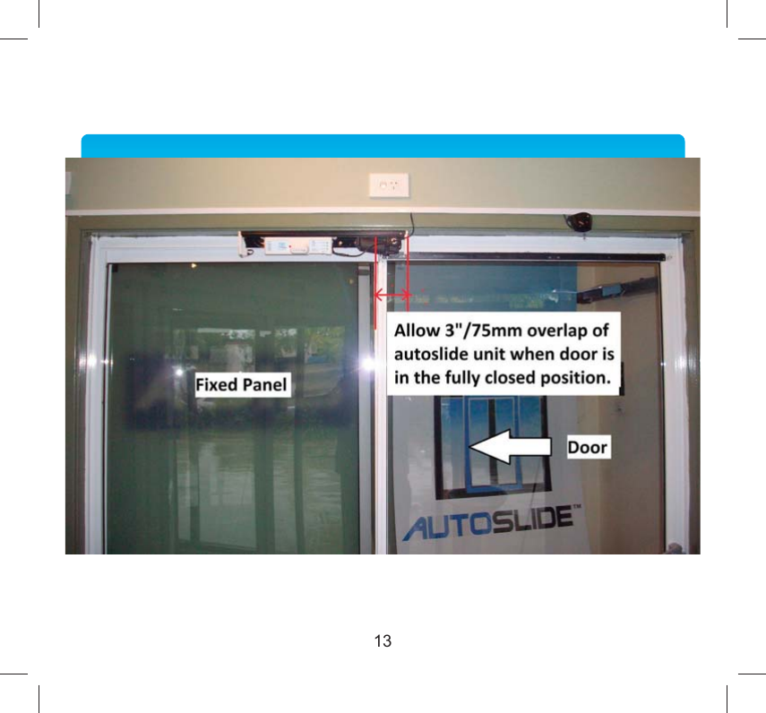 Page 14 of AUTOSLIDE AS5 Pedestrian AUTO Sliding Door Operator User Manual 