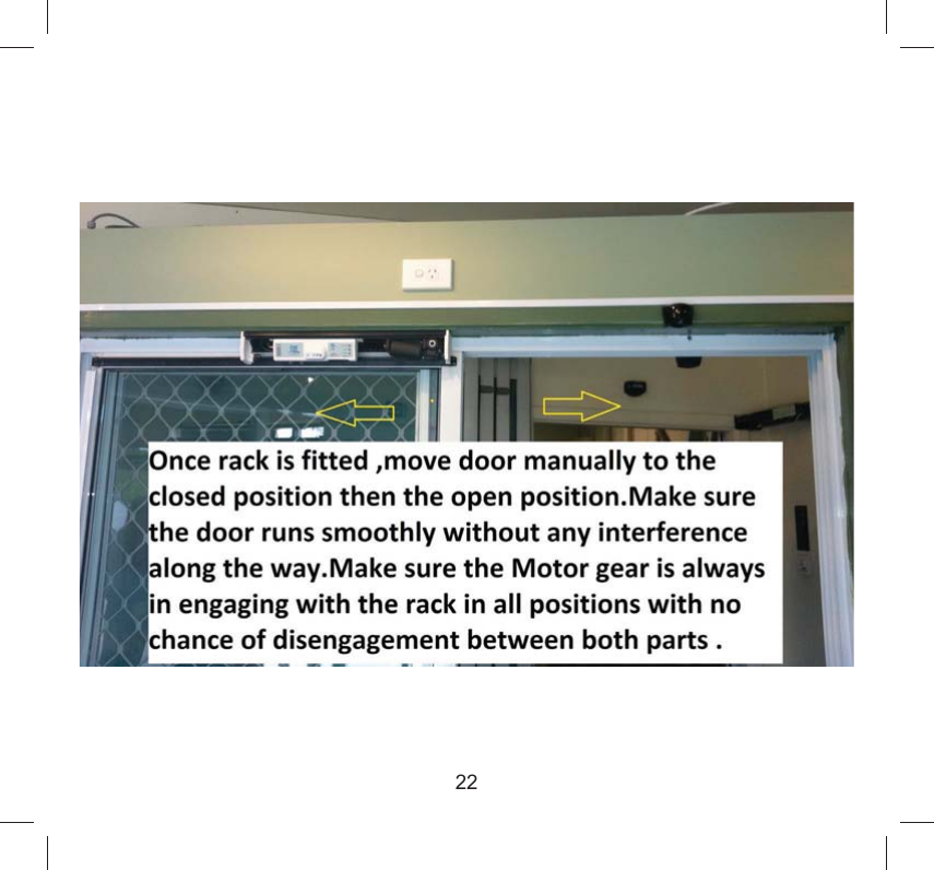 Page 23 of AUTOSLIDE AS5 Pedestrian AUTO Sliding Door Operator User Manual 