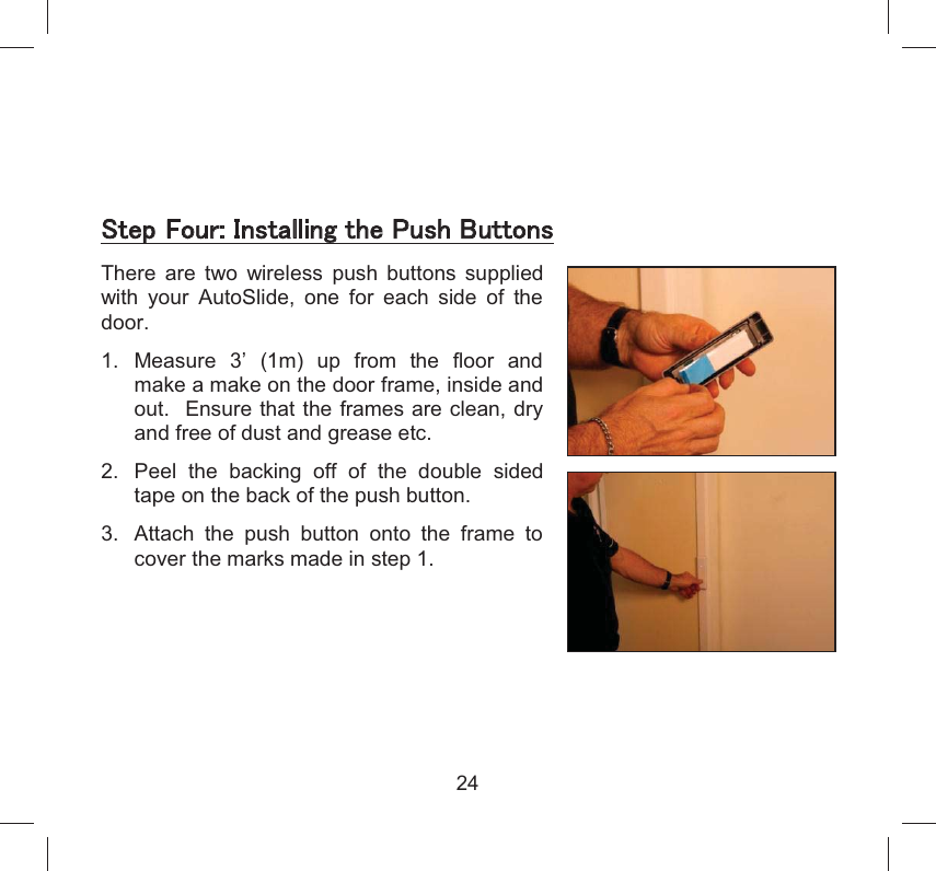 Page 25 of AUTOSLIDE AS5 Pedestrian AUTO Sliding Door Operator User Manual 