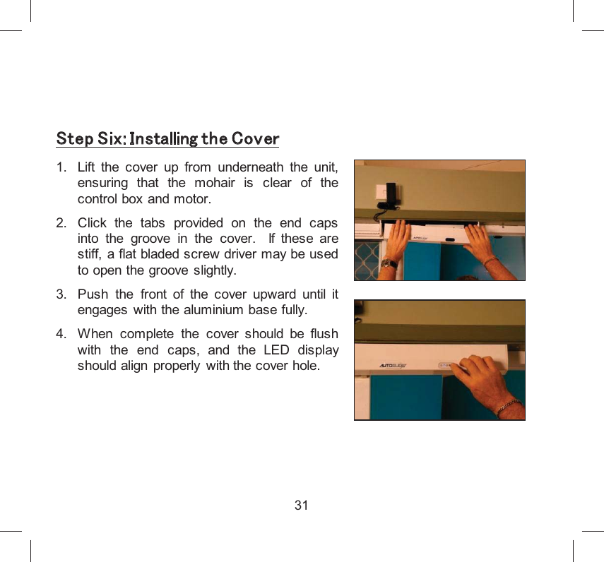Page 32 of AUTOSLIDE AS5 Pedestrian AUTO Sliding Door Operator User Manual 