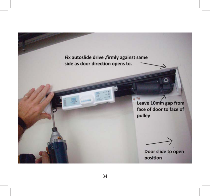 Page 35 of AUTOSLIDE AS5 Pedestrian AUTO Sliding Door Operator User Manual 